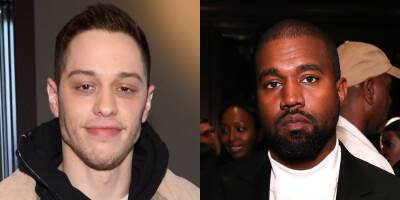 Kanye West Claims Pete Davidson Texted Him to Brag About Sleeping With Kim Kardashian - www.justjared.com