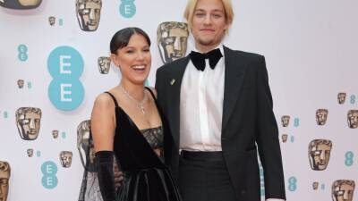 Millie Bobby Brown and Jake Bongiovi Make Red Carpet Debut at 2022 BAFTA Awards - www.etonline.com