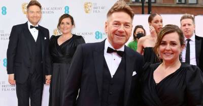 BAFTA 2022 Film Awards: Kenneth Branagh and Lindsay Brunnock look glam - www.msn.com - Britain - county Hall - Ukraine