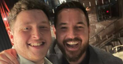 Scots comedian Paul Black has fans in stitches as he poses with 'shy fan' Martin Compston - www.dailyrecord.co.uk - Scotland