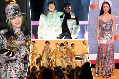 Billie Eilish, BTS, Olivia Rodrigo and more to perform live at Grammys 2022 - nypost.com - Las Vegas - South Korea - county Young
