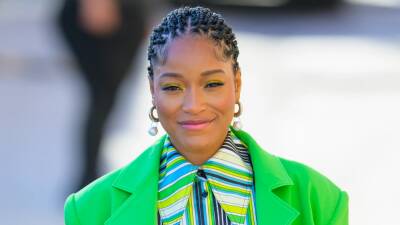 Keke Palmer Channeled Spring in a Vibrant Green Suit - www.glamour.com