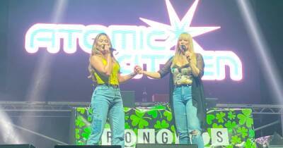 Atomic Kitten roll back the years with St Patrick's Day Bongo's Bingo appearance - www.manchestereveningnews.co.uk - Italy - Manchester - county Charles - county Gray