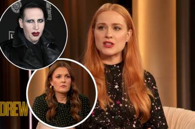 Evan Rachel Wood Opens Up About Why She Spoke Out Against Marilyn Manson In Emotional Interview With Drew Barrymore - perezhilton.com