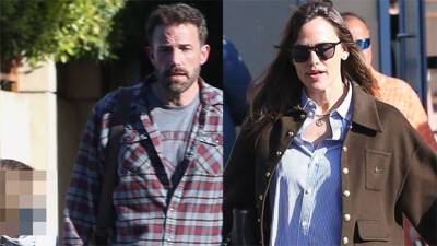 Ben Affleck Jennifer Garner Reunite At Son Samuel’s School As J.Lo Romance Heats Up - hollywoodlife.com - California