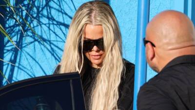 Khloe Kardashian Hides Face Behind Sunglasses As She Picks Up True, 3, From Gymnastics - hollywoodlife.com - Los Angeles - USA
