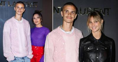 Romeo Beckham, 19, towers over mum Victoria as teenager gets to grips with fashion world - www.msn.com