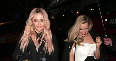Emily Atack in high spirits as she dances the night away with Laura Whitmore - www.msn.com - London - Ireland