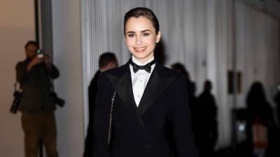 Lily Collins in a Tuxedo Is the Emily in Paris Antidote We Didn't Know We Needed - www.glamour.com - Paris - county Collin