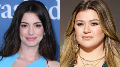 Anne Hathaway makes Kelly Clarkson collapse during singing contest: ‘Jesus, take the wheel’ - www.foxnews.com - USA