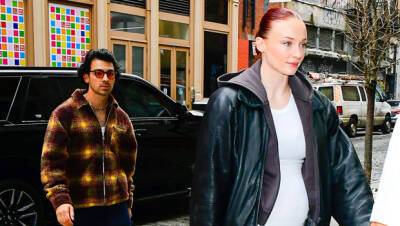 Sophie Turner’s Baby Bump Peeks Out From Under Her Top While Out With Joe Jonas - hollywoodlife.com - New York