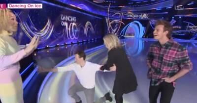 Dancing On Ice's Brendan Cole almost falls while skating just days before show finale - www.ok.co.uk