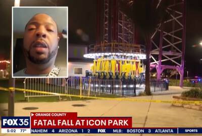 14-Year-Old Boy Who Fell To His Death At ICON Park Knew ‘Something’ Was Wrong & ‘Started Freaking Out,' Father Says - perezhilton.com - New York