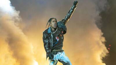 Travis Scott Performs For 1st Time Since Astroworld Tragedy At Oscar Party - hollywoodlife.com - Houston