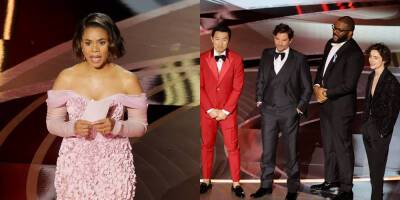 Regina Hall Calls Hollywood’s Hot Single Guys on Oscars Stage for ‘Random’ COVID Testing - www.justjared.com