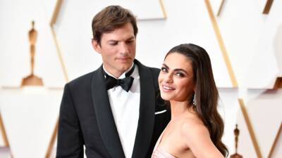 Ashton Kutcher Couldn't Keep His Eyes Off Mila Kunis During Their Oscars Red Carpet Debut - www.glamour.com - Hollywood - county Highland