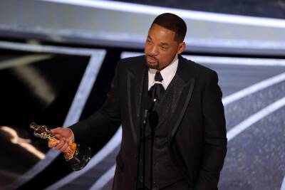 Will Smith Breaks Down And Apologizes While Accepting Best Actor Oscar - etcanada.com - Washington - Washington - Indiana - county Williams