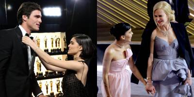 Backstage at Oscars 2022 - Moments You Didn't See on TV, Including Cute Interactions Between Celebs (Photos) - www.justjared.com - Hollywood