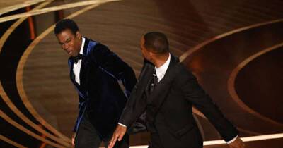 Watch moment Will Smith slaps Chris Rock at Oscars after Jada joke - www.msn.com - county Rock