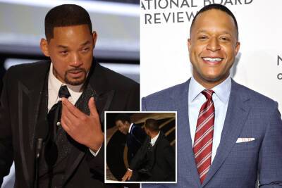 ‘Today’ host Craig Melvin roasted for Will Smith ‘rage’ commentary - nypost.com