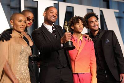 Will Smith And His Family Celebrate Oscar Win At Vanity Fair Afterparty - etcanada.com