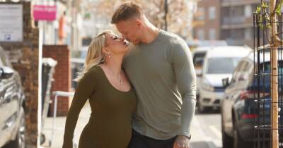Pregnant Olivia Bowen and husband Alex share sweet PDA on street ahead of baby’s birth - www.ok.co.uk - London