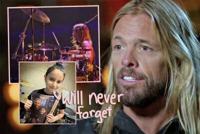 Taylor Hawkins Made 9-Year-Old Drummer's Dream Come True DAYS Before His Sudden Death - perezhilton.com - Taylor - Colombia - Paraguay - city Bogota, Colombia