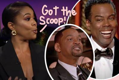 Gabrielle Union Was Gossiping About The Will Smith Drama At Oscars Afterparty -- While Chris Rock Did WHAT? - perezhilton.com