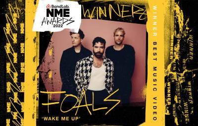 Foals win Best Music Video at the BandLab NME Awards 2022 for ‘Wake Me Up’ - www.nme.com - Britain - county Wake