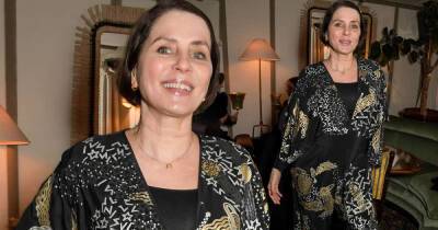 Sadie Frost, 56, is the epitome of chic in a silk space print jumpsuit - www.msn.com
