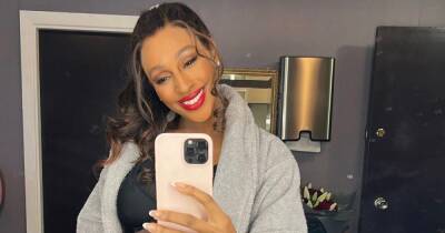 Alexandra Burke cradles baby bump in sweet snap: ‘Little one is keeping me company’ - www.ok.co.uk - Manchester