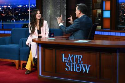 Sandra Bullock Gets Real About Sandwiches And Death While Answering ‘The Colbert Questionert’ - etcanada.com - USA - city Lost - county Bullock - city Sandwich
