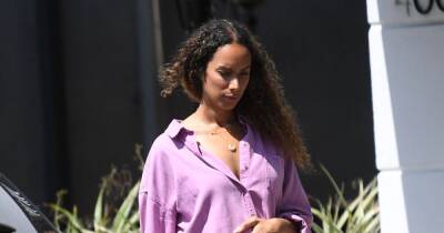 Leona Lewis cradles growing baby bump in LA after revealing 'challenging' first trimester - www.ok.co.uk - California