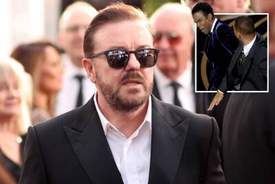 Jada’s hair is no joke — but her boyfriend is: Ricky Gervais goes off during set - nypost.com - London - county Rock