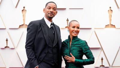Jada Pinkett-Smith Appears To Laugh At Will Smith Slapping Chris Rock In New BTS Clip - hollywoodlife.com - county Rock