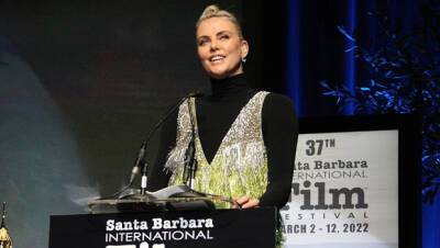 Charlize Theron Is Gorgeous In Sparkly Mini Dress At The Santa Barbara Film Fest – Photos - hollywoodlife.com - California - South Africa - Santa Barbara