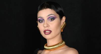 Euphoria's Alexa Demie Sports Bright Purple Eyeshadow for Balenciaga Fashion Show - www.justjared.com - France - Brazil