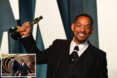 Will Smith had Zoom meeting with Academy brass two days after Oscar slap - nypost.com