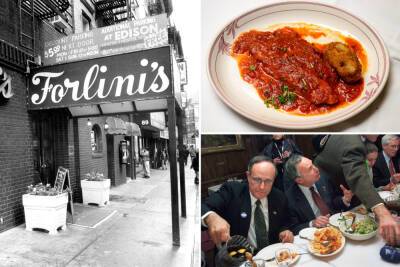 Beloved NYC Italian restaurant Forlini’s closes after 79 years - nypost.com - USA - Italy