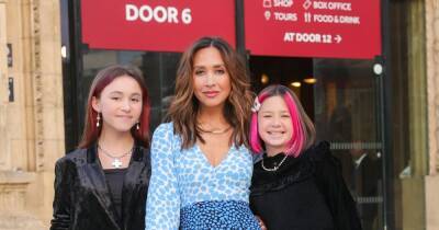 Myleene Klass poses with adorable daughters Ava, 14, and Hero, 11, on family outing - www.ok.co.uk - county Hall