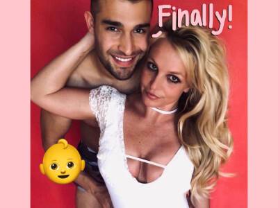 Britney Spears Shows Off 'Small Belly' As Sam Asghari Says Pregnancy 'Should Have Happened Three Years Ago' - perezhilton.com