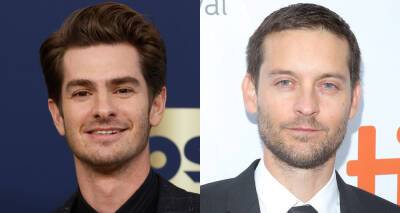 Andrew Garfield & Tobey Maguire Check Out 'Everything Everywhere All At Once' in Theaters - www.justjared.com