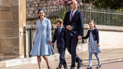 Prince George & Princess Charlotte Attend First Easter Service With Prince William and Kate Middleton - www.etonline.com - Charlotte - city Charlotte