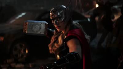 'Thor: Love and Thunder': See Natalie Portman Wield Mjolnir as Mighty Thor in First Teaser - www.etonline.com