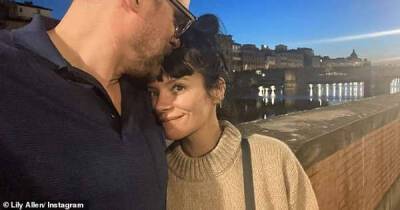 Lily Allen enjoys coffee with husband David Harbour in Florence - www.msn.com - Italy - Santa - county Allen - county Florence