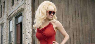 Emmy Rossum Completely Transforms for 'Angelyne' Series - Watch the Trailer! - www.justjared.com