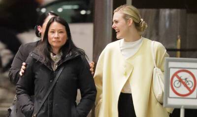 Elle Fanning Spotted Getting Dinner with Lucy Liu in New York City! - www.justjared.com - New York