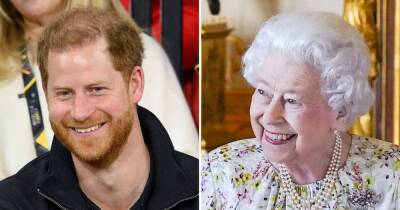 Prince Harry Says He Made Queen Elizabeth II Laugh During Visit With Meghan Markle, Reveals Where He Stands With Her After Royal Exit - www.usmagazine.com - USA - California - Netherlands - Hague - Santa Barbara