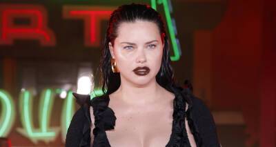 Adriana Lima Shows Off Bare Baby Bump Walking in Alexander Wang Fashion Show - www.justjared.com - Los Angeles - city Lima - county Alexander