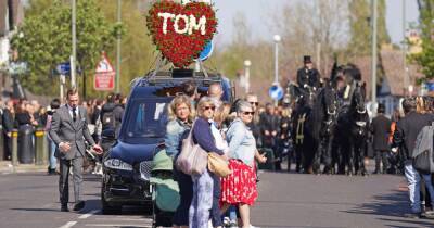Hundreds line the streets for The Wanted star Tom Parker in touching funeral procession - www.manchestereveningnews.co.uk - Britain - county Parker - county Wood
